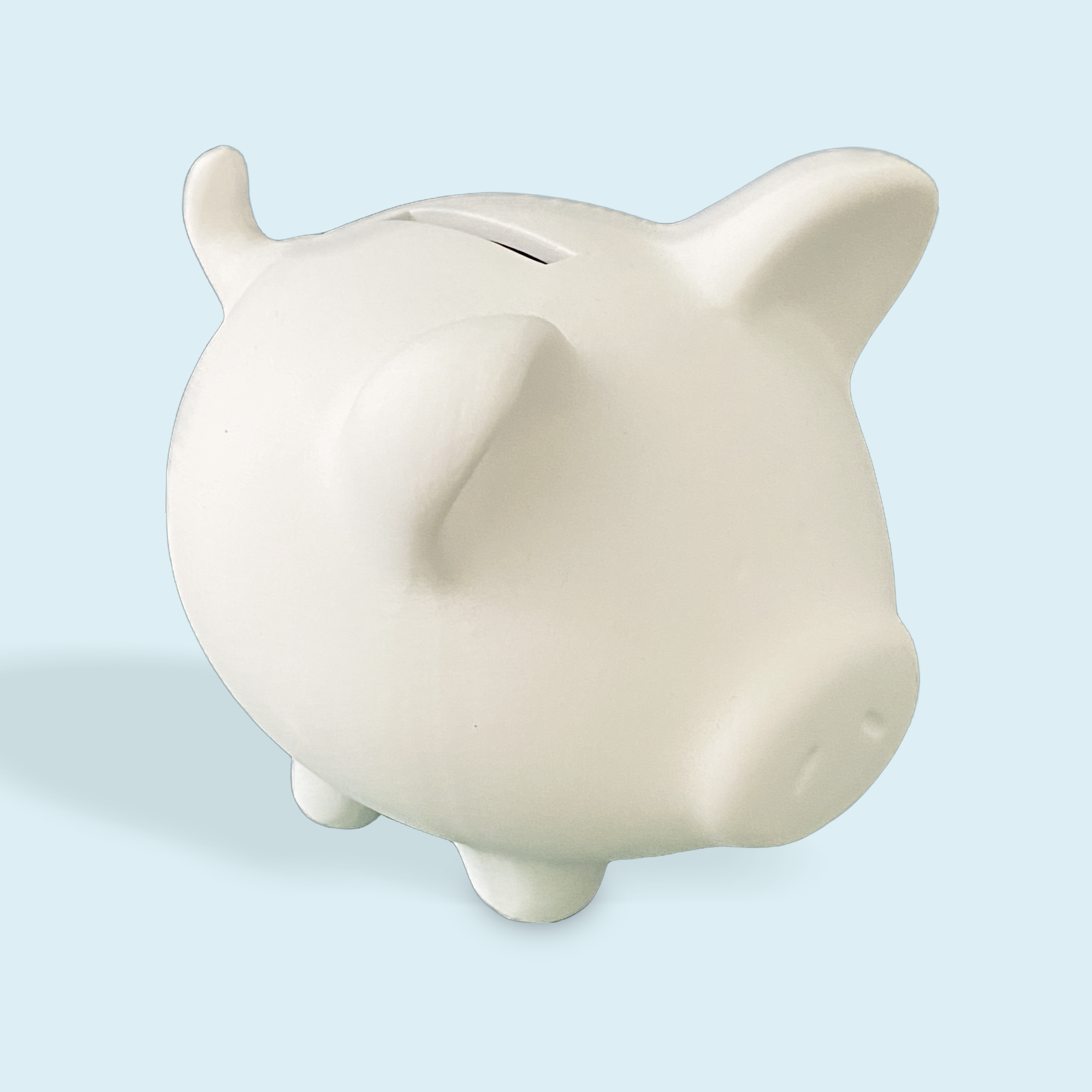 White piggy best sale bank